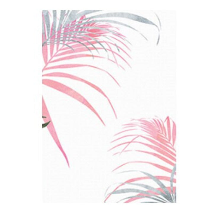 Pink Flamingo Flowers Girls - Canvas Wall Art Painting | Bowlift