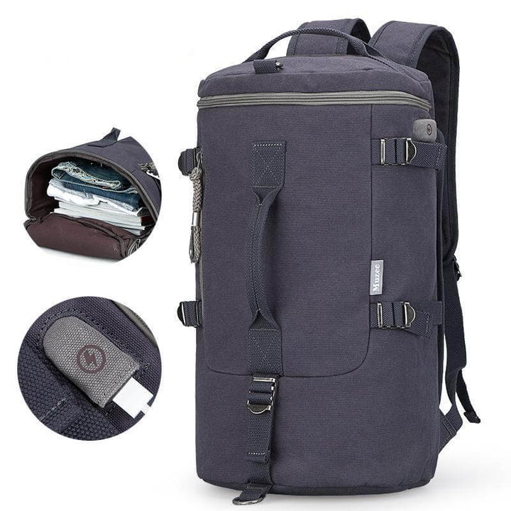 BowLift | Cylinder package Multifunctional Male Fashion Backpack