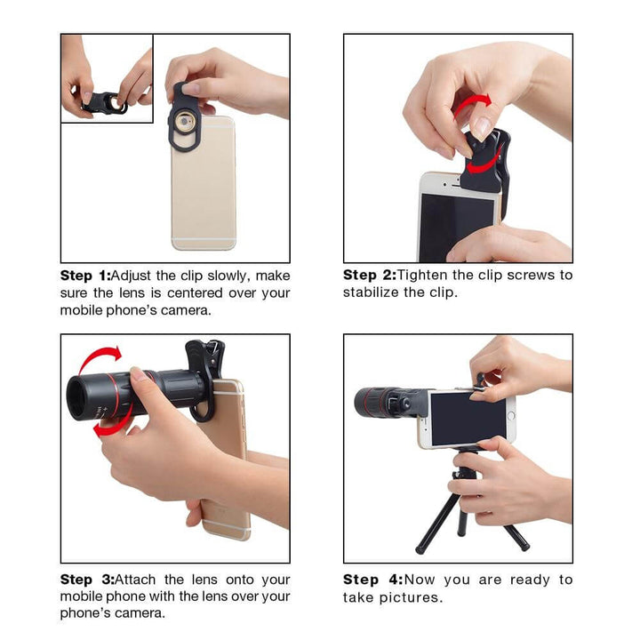 BowLift | Universal 18x telephoto Zoom Phone Lens