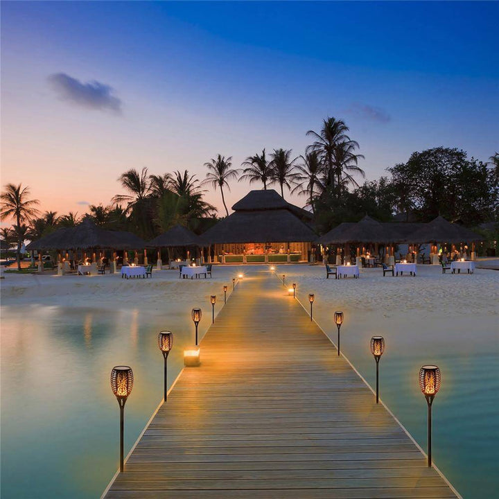 LED Outdoor Flickering Dancing Flames Lights | Bowlift