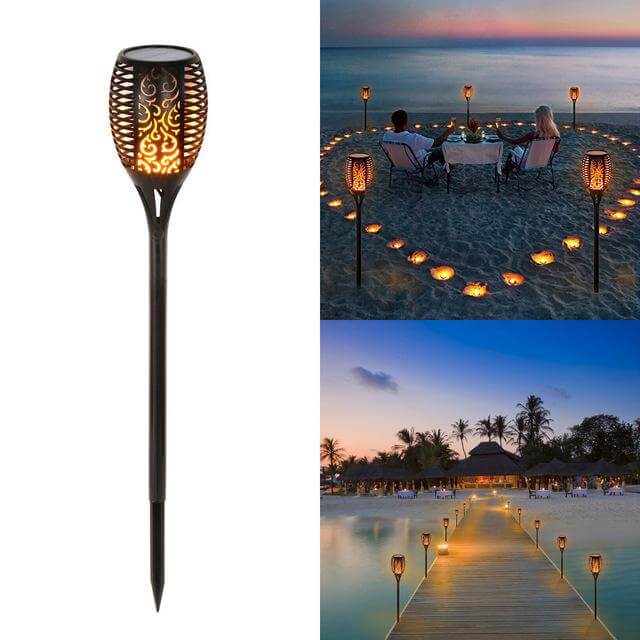 LED Outdoor Flickering Dancing Flames Lights | Bowlift