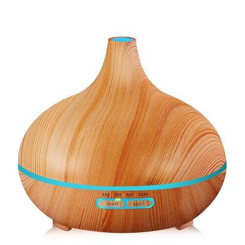 BowLift | Wood Air Humidifier Essential Oil Diffuser Aroma Lamp