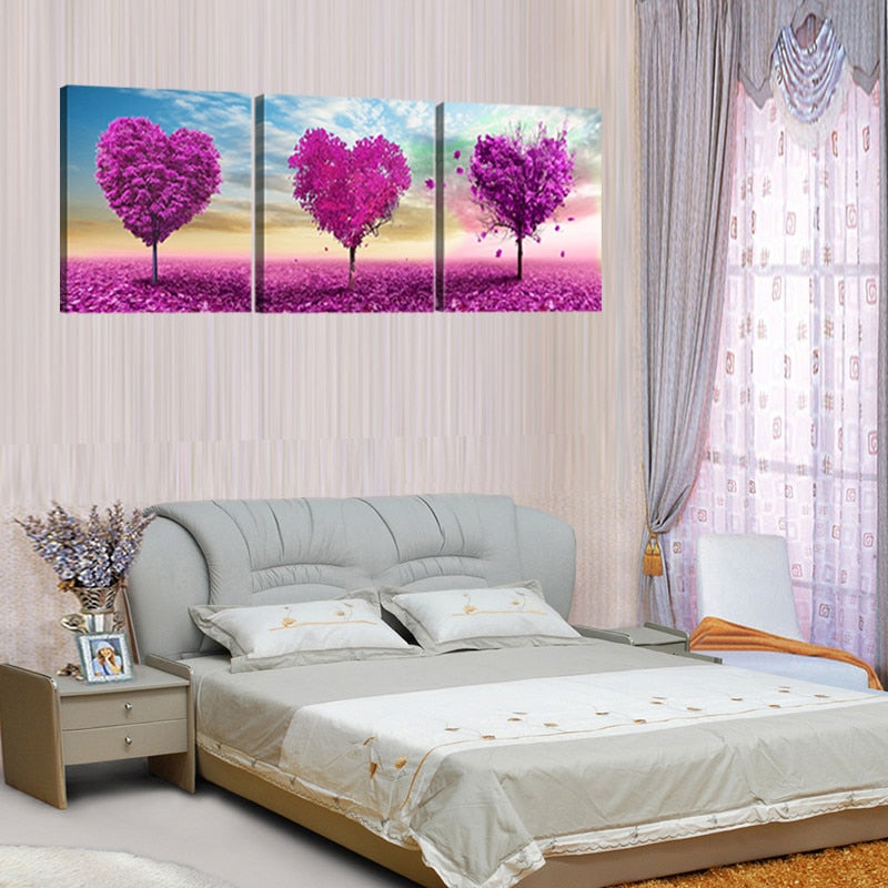 Loving Trees - Canvas Wall Art Painting | Bowlift