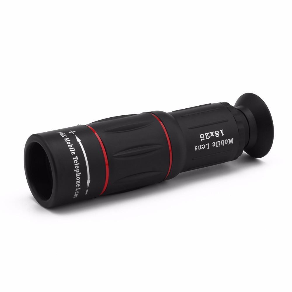 BowLift | 18X Zoom Telescope Mobile Lens with Tripod Clip For iPhone and Samsung Android - 1000m 3280ft