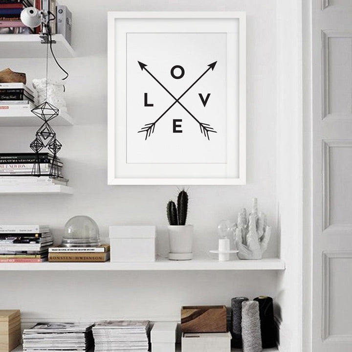 Arrows Of Love - Canvas Wall Art Painting | Bowlift