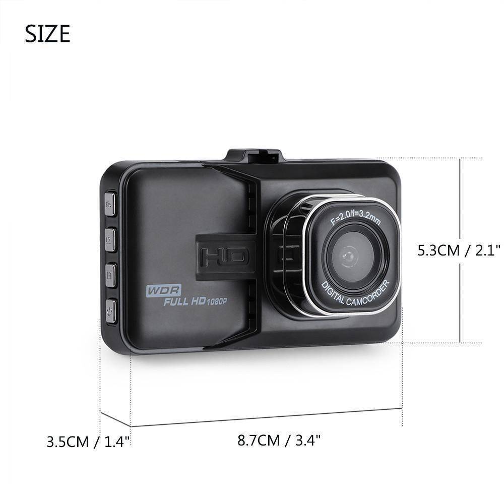 BowLift | 3 inch Dash Camera Car DVR Dash Cam Video Recorder HDMI HD 1080P Camcorder Night Vision Motion Detection Loop Recording