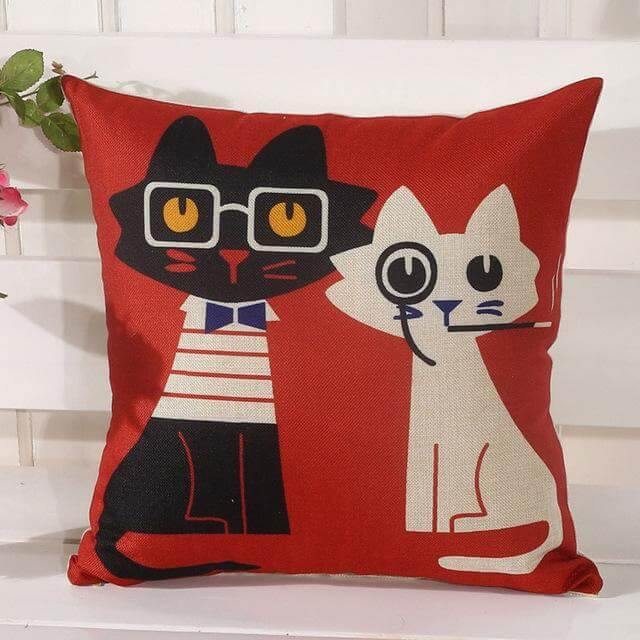BowLift | Cat Pattern High Quality Pillow Cases