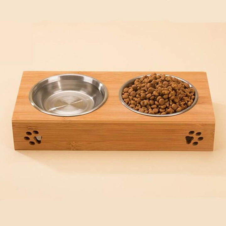 BowLift | Wooden Pet Food Bowl