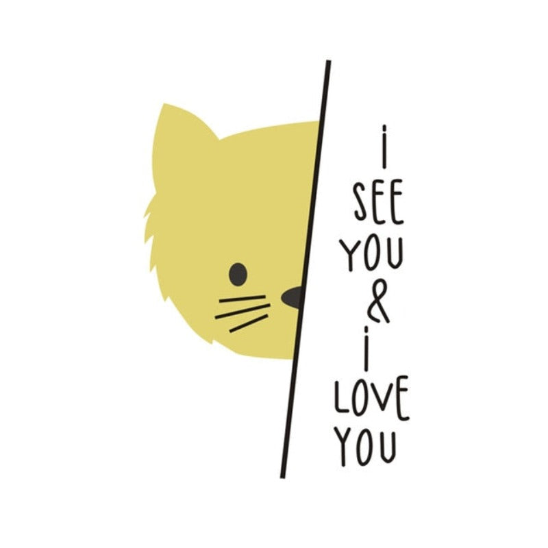 I See You I love you Sweet Quote Elephant | Bowlift