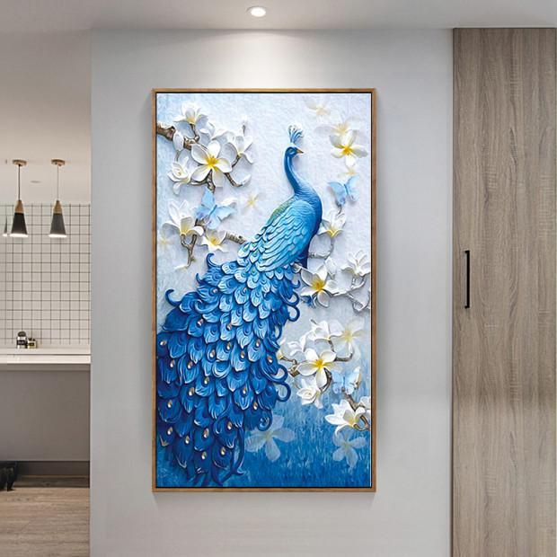 Extravagant Peacock - GemPaint Kit | Bowlift