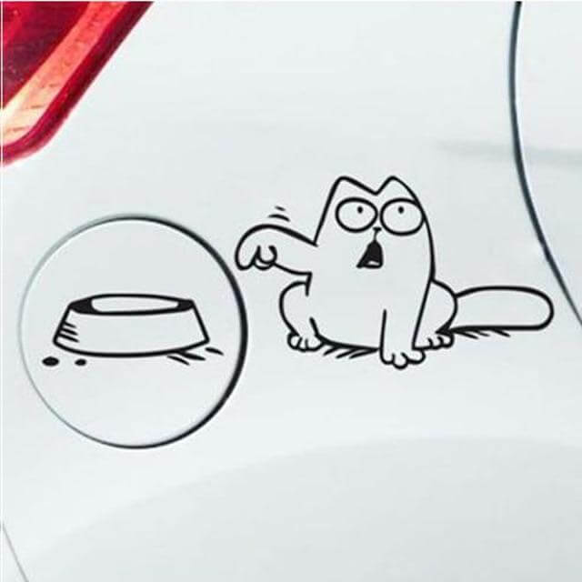 BowLift | Hungry Cat Bowl Car Gas Fuel Tank Cap Cover