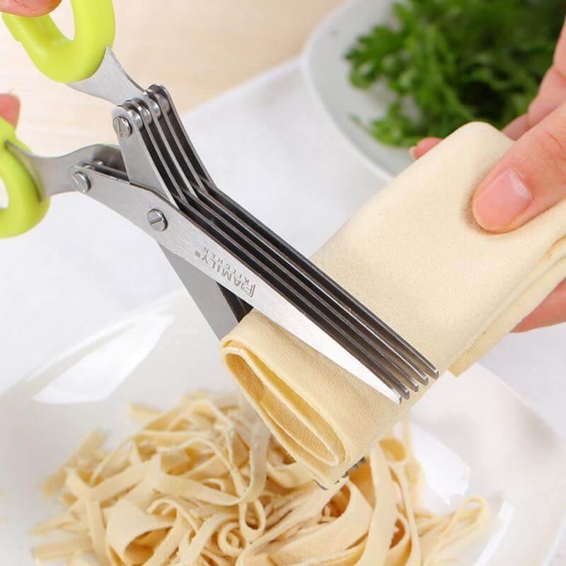 5 Layers Stainless Steel Multifunctional Kitchen Scissors | Bowlift