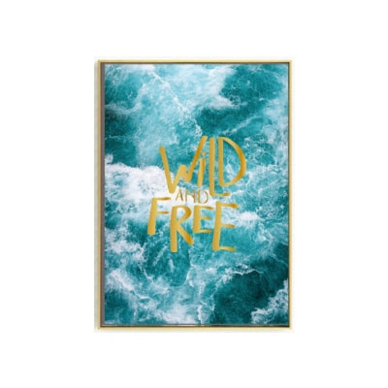Nordic Seascape Inspiring Quotes Abstract | Bowlift