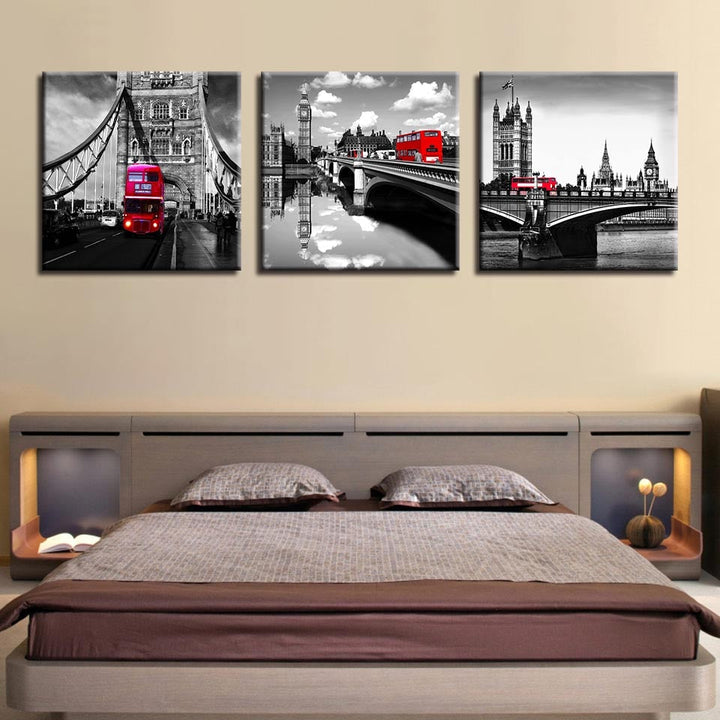 London Bridge Tower - Canvas Wall Art Painting | Bowlift