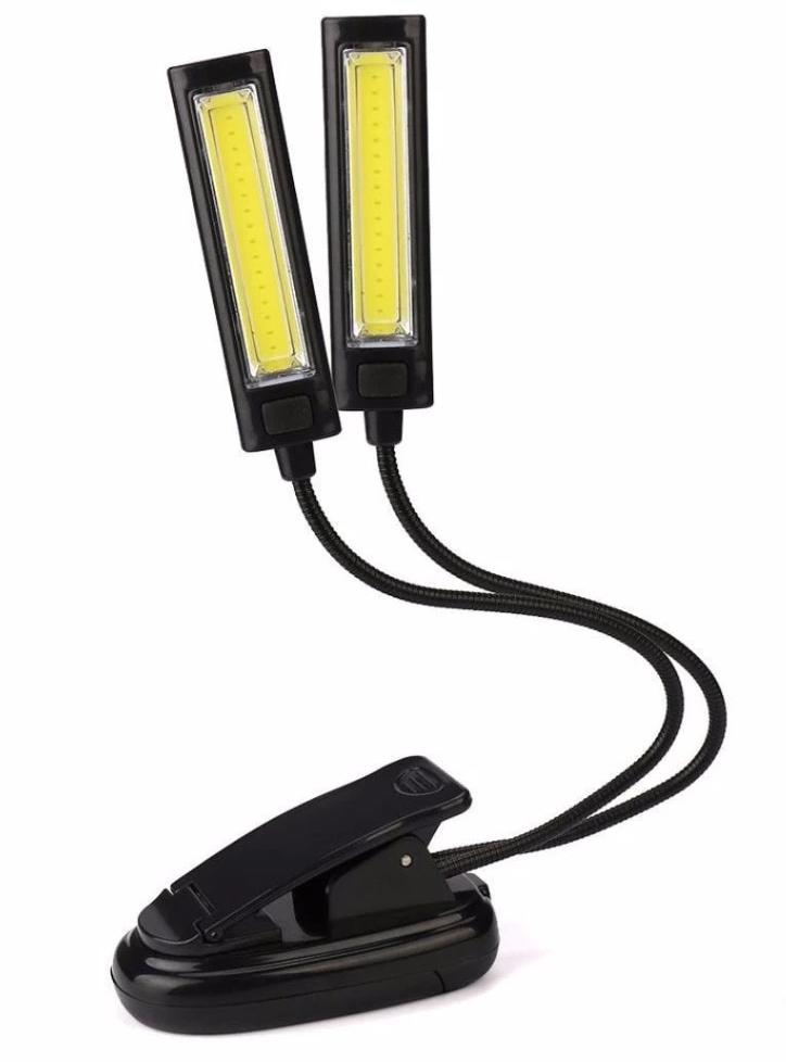 Study Buddy Light - Flexible Arms Desk Clip Lamp | Bowlift