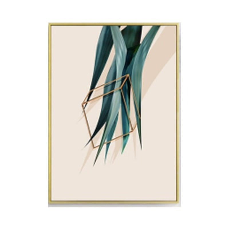 Cactus Plants Leaf - Canvas Wall Art Painting | Bowlift