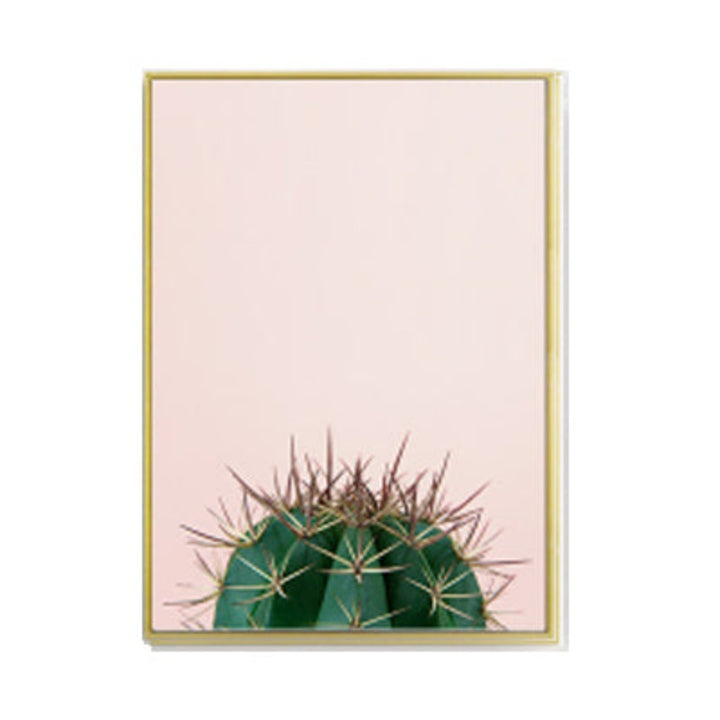 Cactus Plants Leaf - Canvas Wall Art Painting | Bowlift