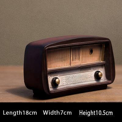 Europe style Retro Resin Radio Model Nostalgic Decor | Bowlift