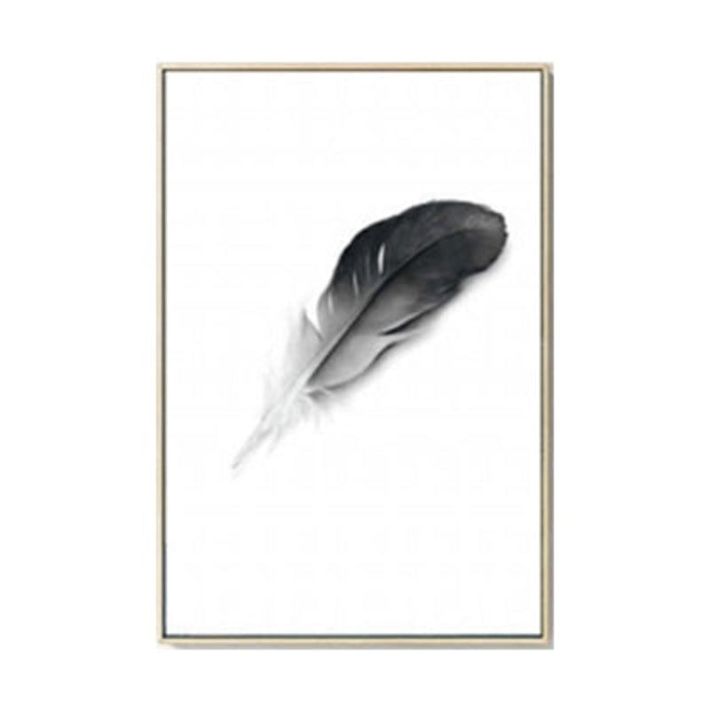 Abstract Feather - Canvas Wall Art Painting | Bowlift