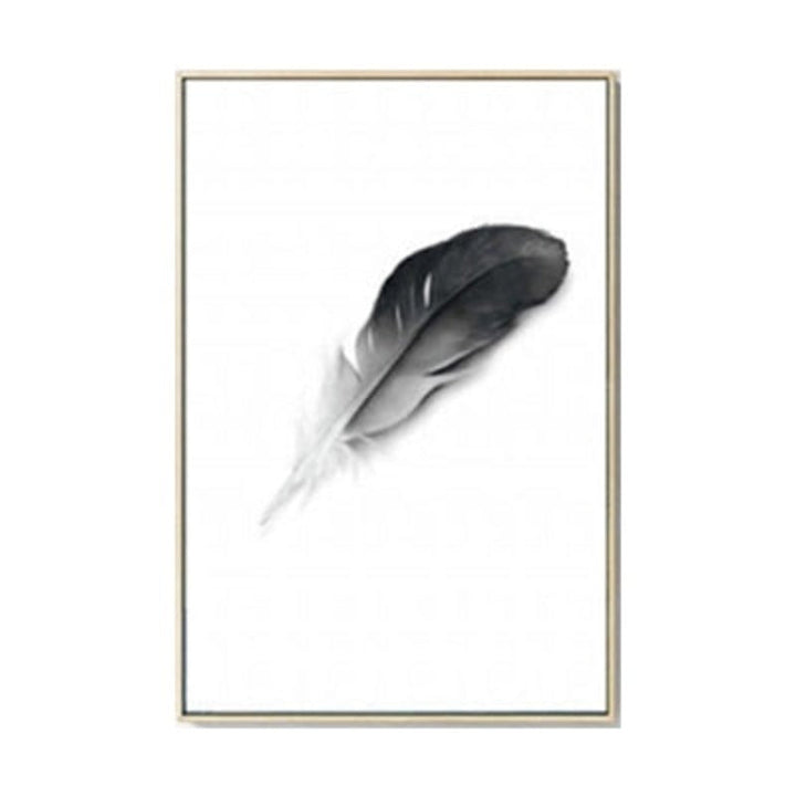 Abstract Feather - Canvas Wall Art Painting | Bowlift