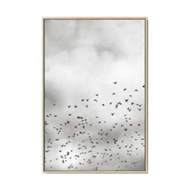 Abstract Feather - Canvas Wall Art Painting | Bowlift