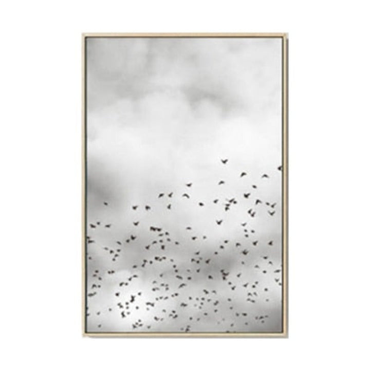 Abstract Feather - Canvas Wall Art Painting | Bowlift