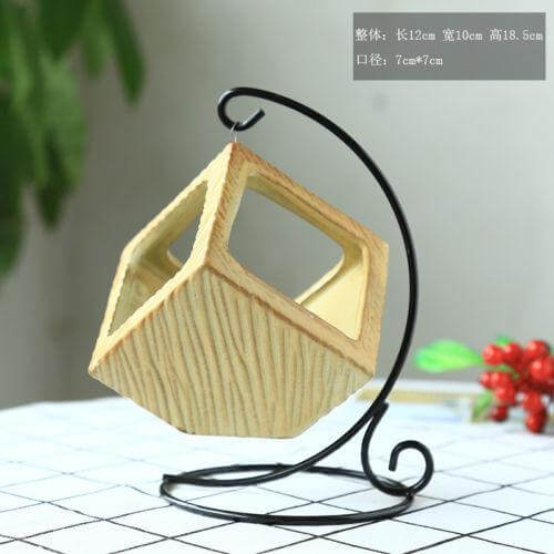 Flower Hanging Triangle Vase Container Pot | Bowlift