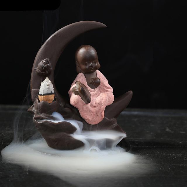 Monk On The Moon Incense Holder | Bowlift