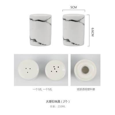 Ceramic Salt And Pepper Oil Bottle Set | Bowlift