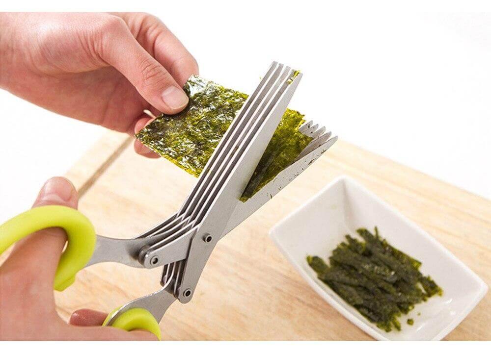 5 Layers Stainless Steel Multifunctional Kitchen Scissors | Bowlift