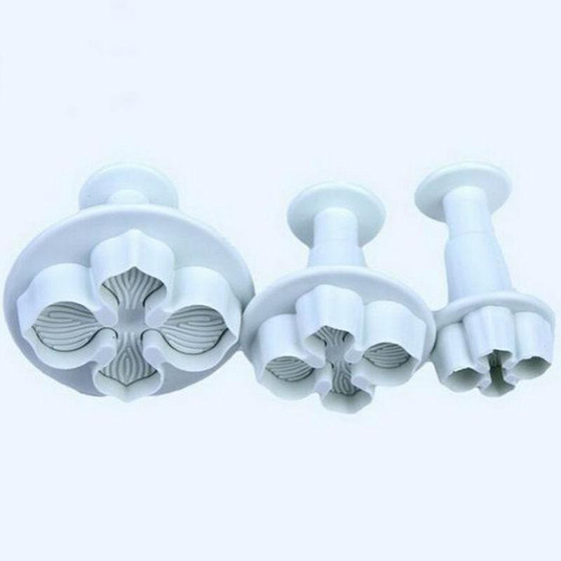 3 Piece Set - Flower Shape Pastry Decorating Tools | Bowlift