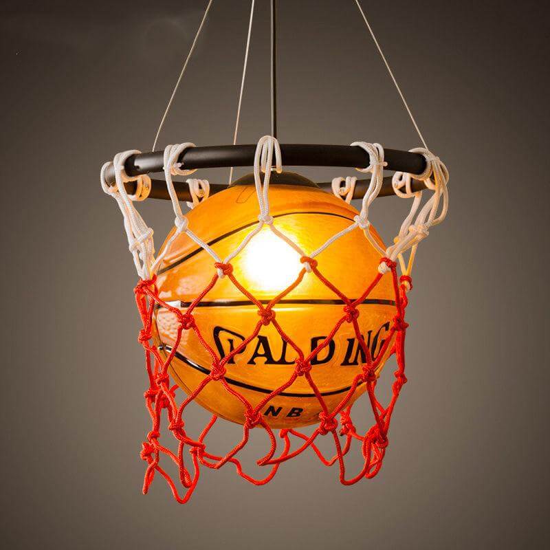 BowLift | Vintage Luminaria Basketball Pendant Hanging Lamp