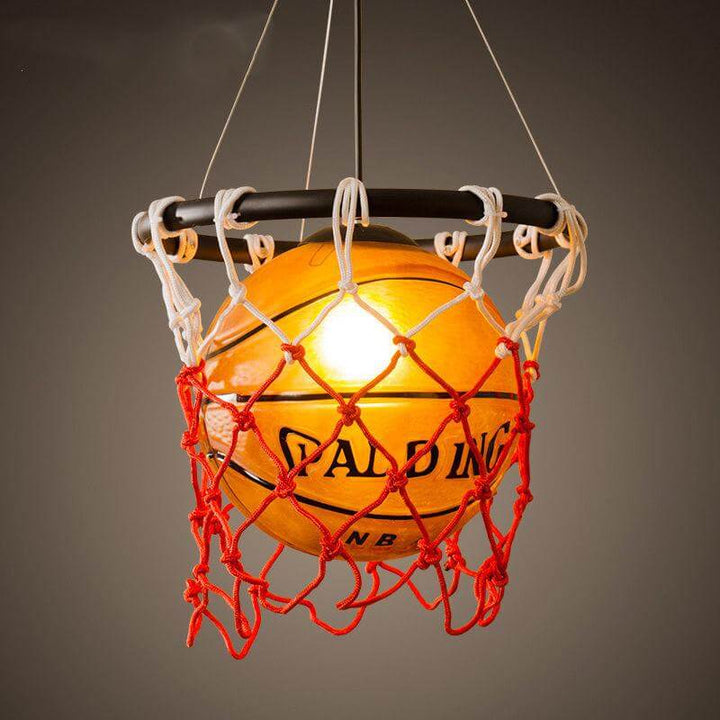 BowLift | Vintage Luminaria Basketball Pendant Hanging Lamp
