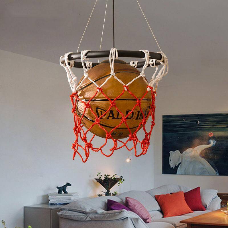 BowLift | Vintage Luminaria Basketball Pendant Hanging Lamp