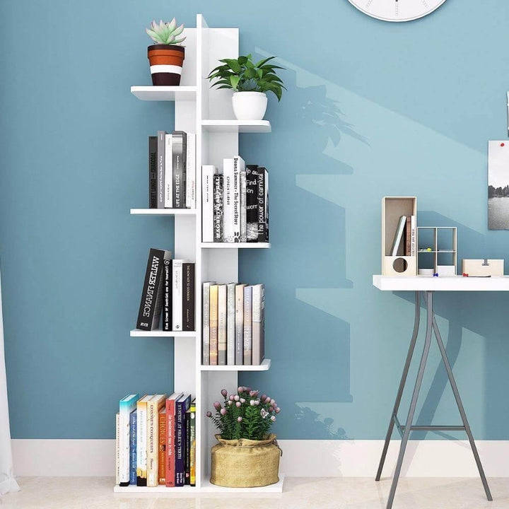 BowLift | Wooden Modern Open Concept Bookcase with Shelves