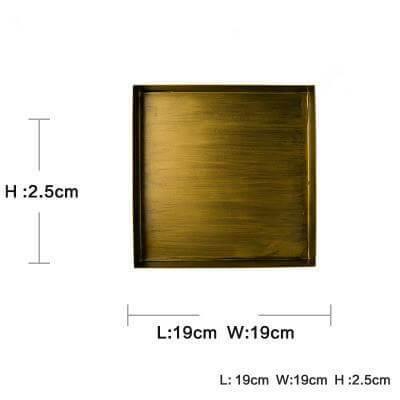 BowLift | Luxury Gold Color Metal Serving Trays