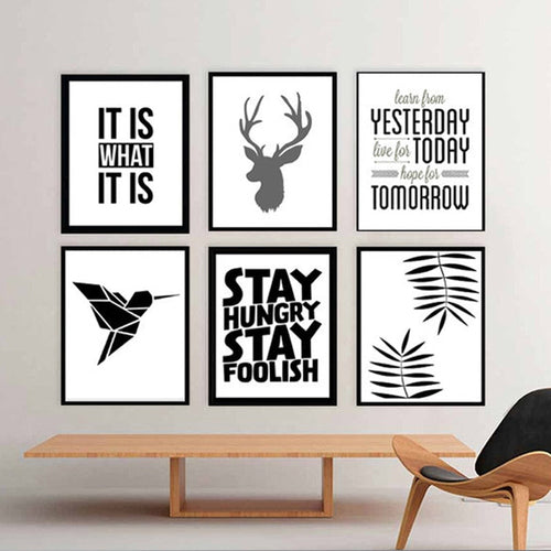 Modern Nordic Canvas Painting - Canvas Wall Art Painting | Bowlift