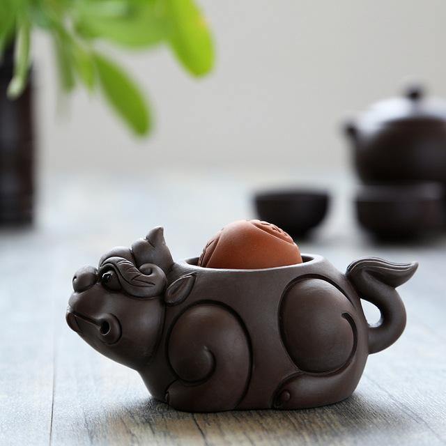 BowLift | Japanese Creative Toad Tea Pet Set