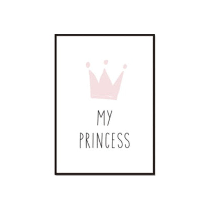 Modern Nursery Love - Canvas Wall Art Painting | Bowlift