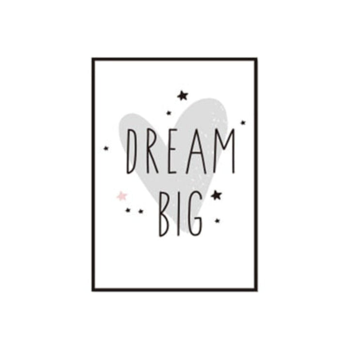 Modern Nursery Love - Canvas Wall Art Painting | Bowlift