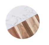 BowLift | Luxury Marble-Wood Cheese Board