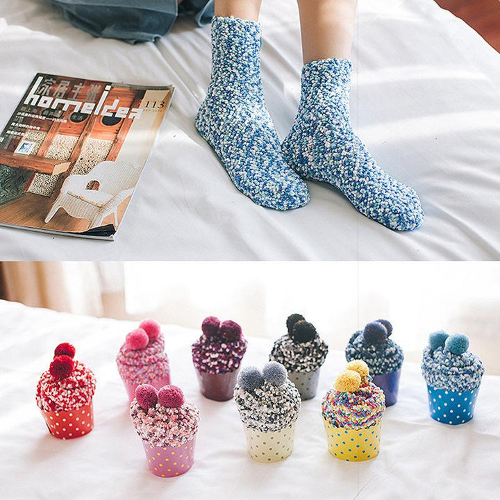 PomPom - Speckled Cupcake Socks | Bowlift
