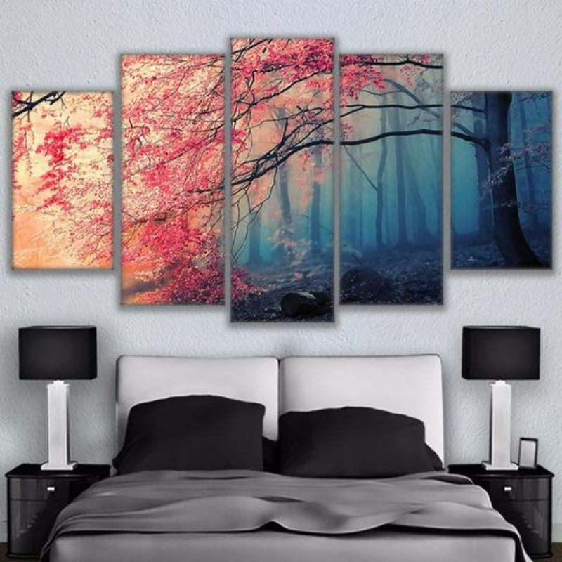 Cherry Blossoms-Canvas Wall Art Painting | Bowlift