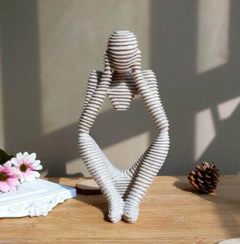 Creative European Thinking Character  Sculpture Home Decoration | Bowlift