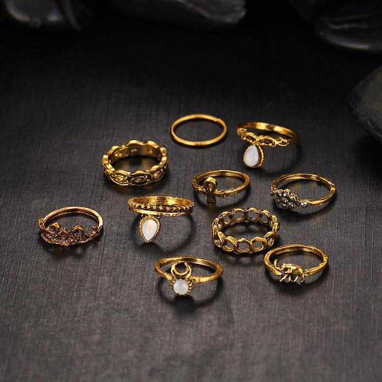 Bohemian Ring Stack - 10 Ring Set | Bowlift