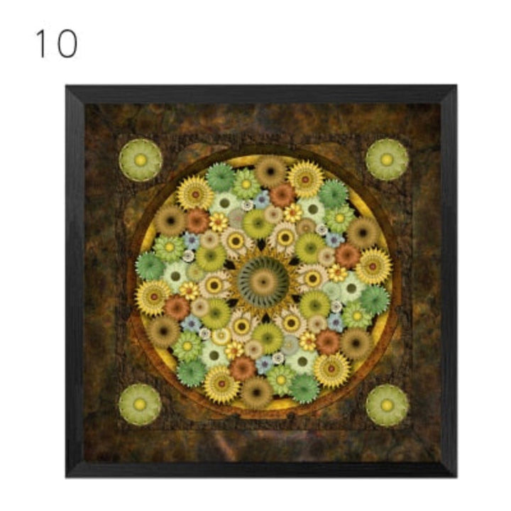 Mandala Ornament Thangka Yoga - Canvas Wall Art Painting | Bowlift