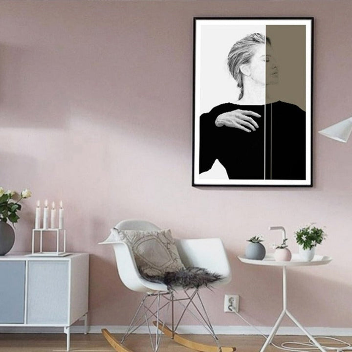 Nordic Abstract Leaf Art - Canvas Wall Art Painting | Bowlift