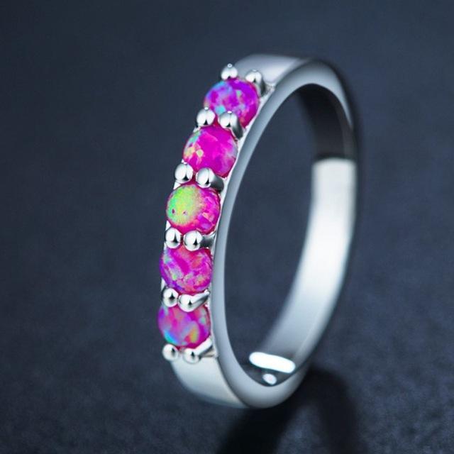 Simple Colored Fire Opal Rings | Bowlift