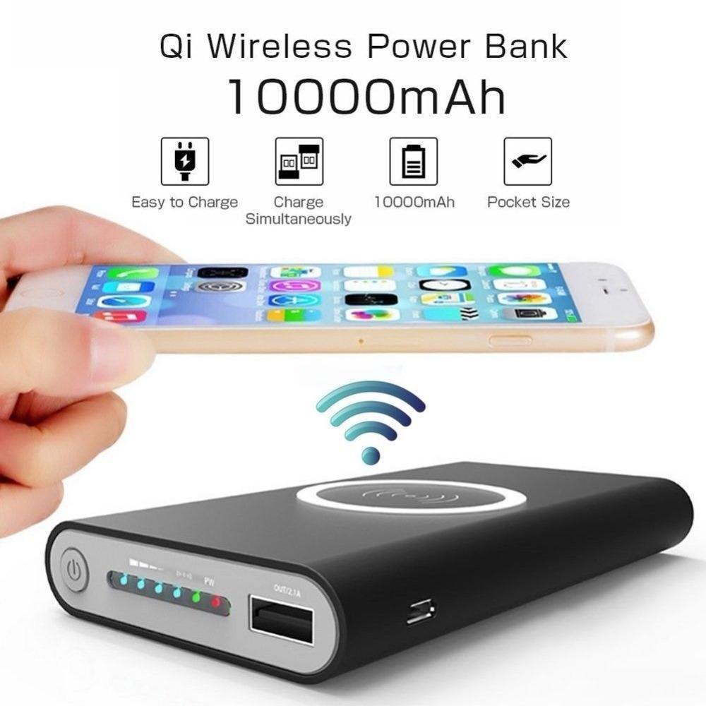 BowLift | Qi Wireless Power Bank Charger For iPhone and Android