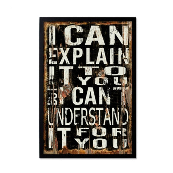 Vintage Europe Posters Love - Canvas Wall Art Painting | Bowlift